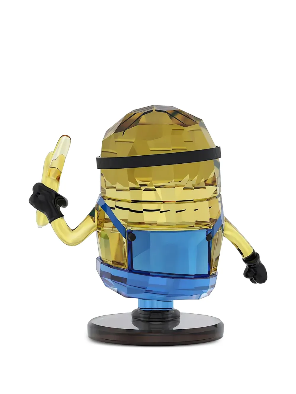 Swarovski Minions Stuart Crystal Figurine In Yellow