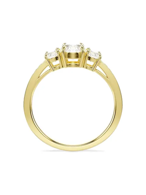Swarovski Stilla Attract three-stone ring