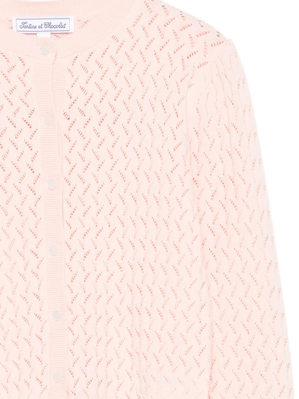 Tartine Et Chocolat Gebreid vest Roze