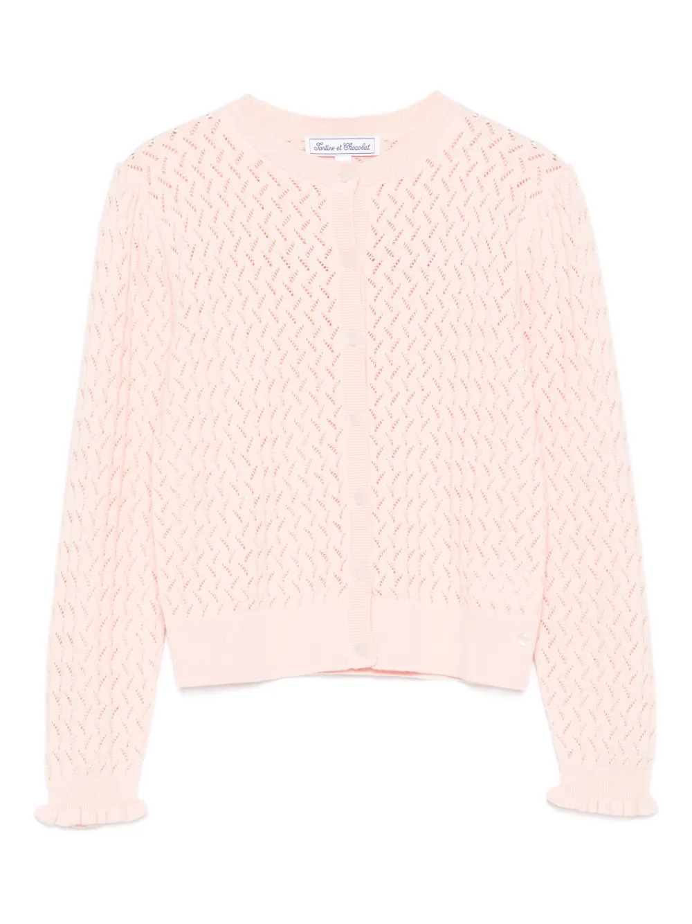 Tartine Et Chocolat Gebreid vest Roze