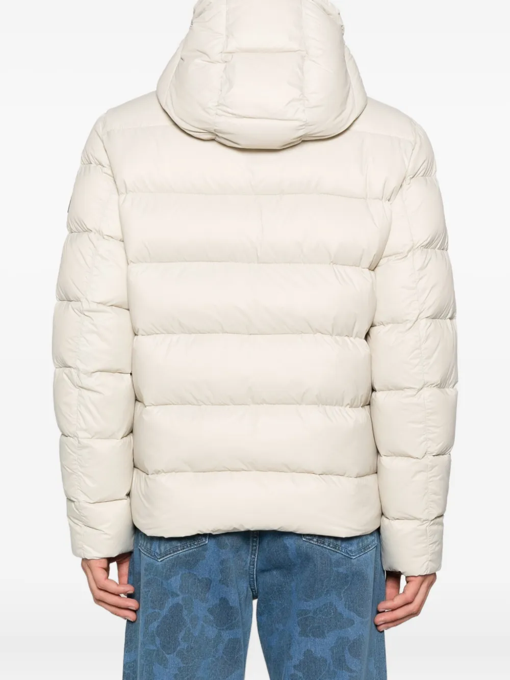 Fay corduroy-collar jacket Beige