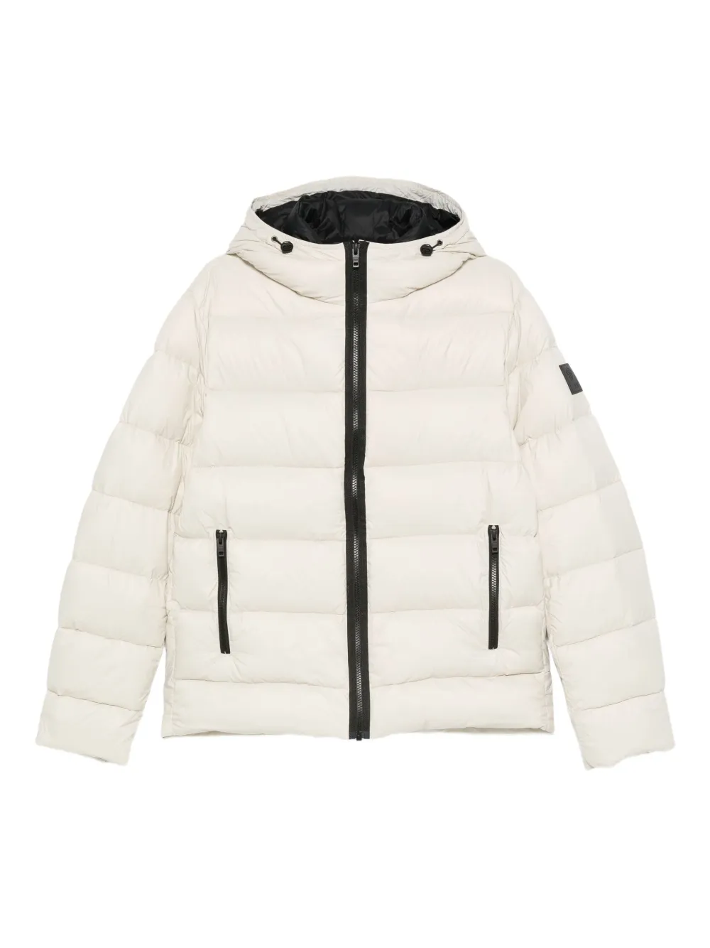 Fay corduroy-collar jacket Beige