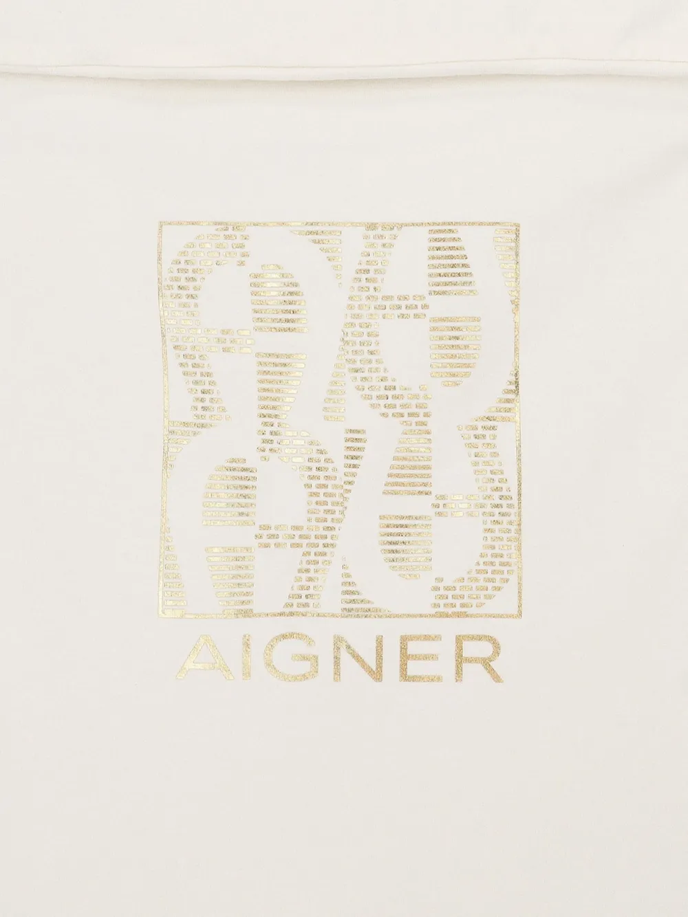 Aigner Kids Slaapzak verfraaid met logo Beige
