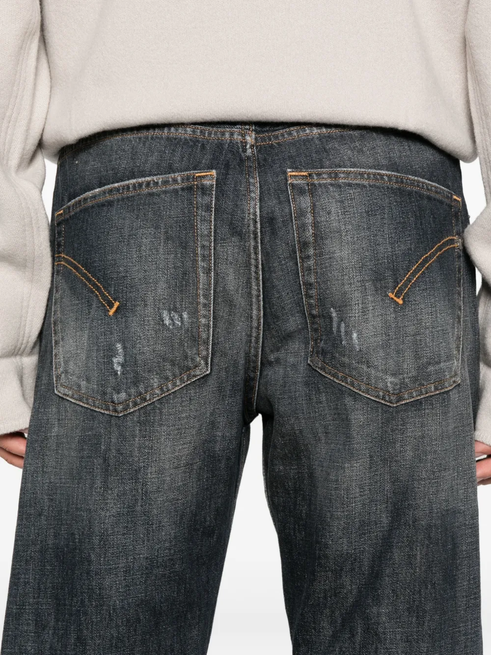 DONDUP distressed jeans Blauw
