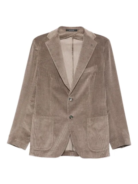 Tagliatore corduroy patch-pocket blazer