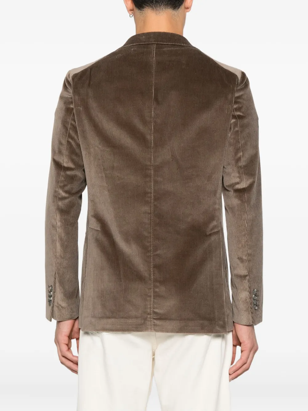 Tagliatore Ribfluwen blazer Bruin