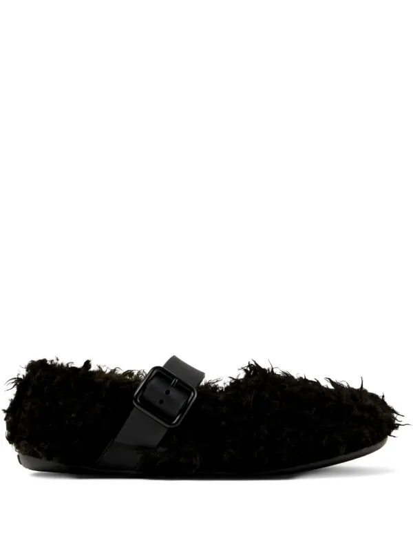 CamperLab Wabi バックル フラットパンプス | ブラック | FARFETCH JP