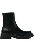 CamperLab zip-detail textured boots - Black