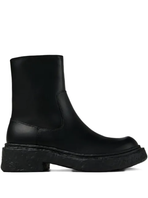 CamperLab Bota texturizada com detalhe de zíper