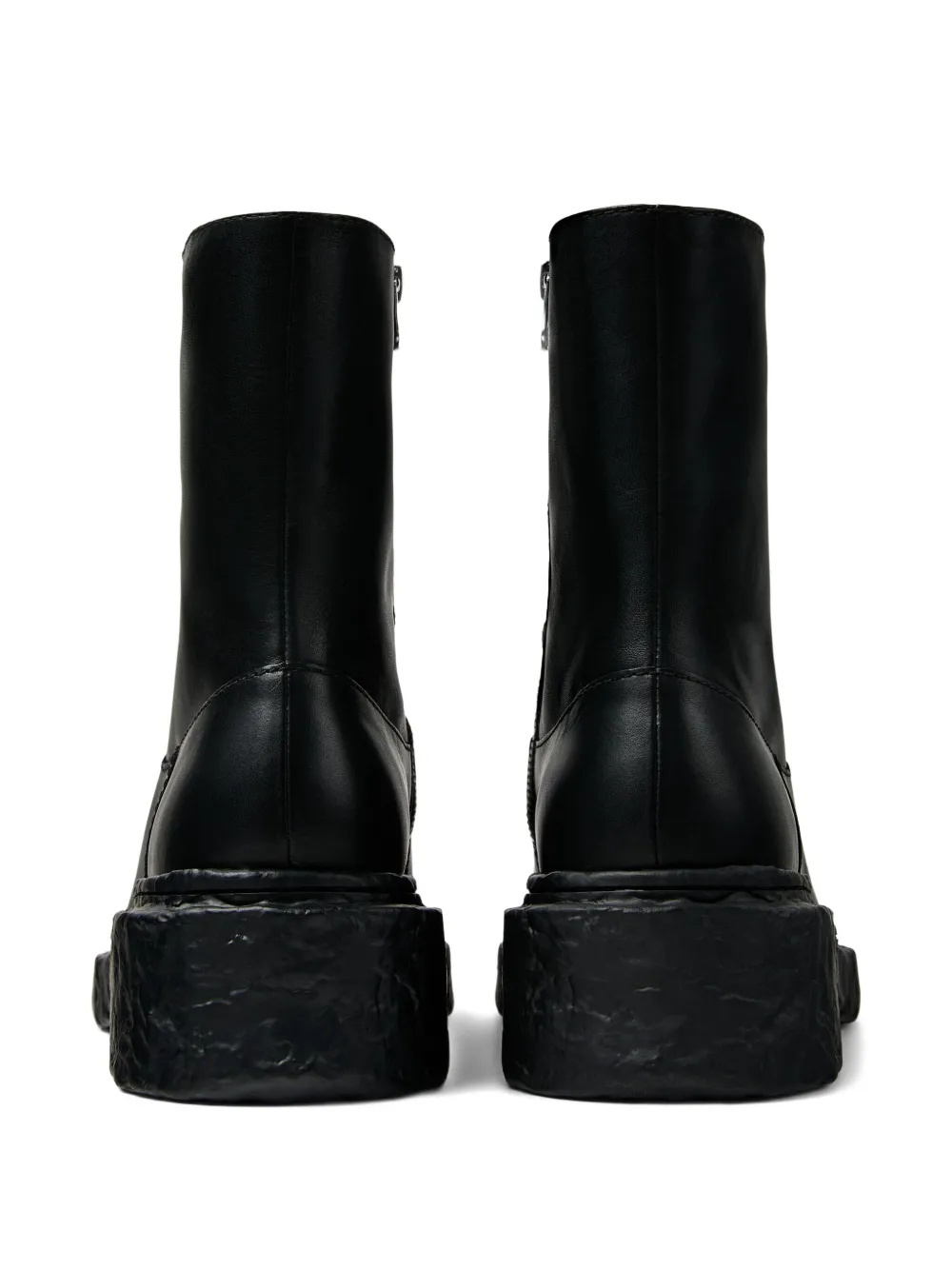 CamperLab zip-detail textured boots Black