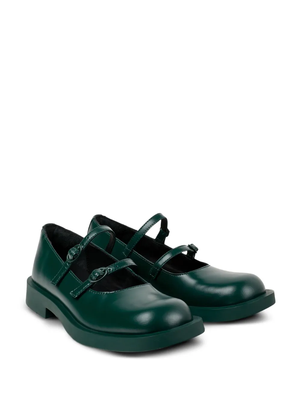 CamperLab 1978 double-buckle leather flat pumps | Women | Image 2