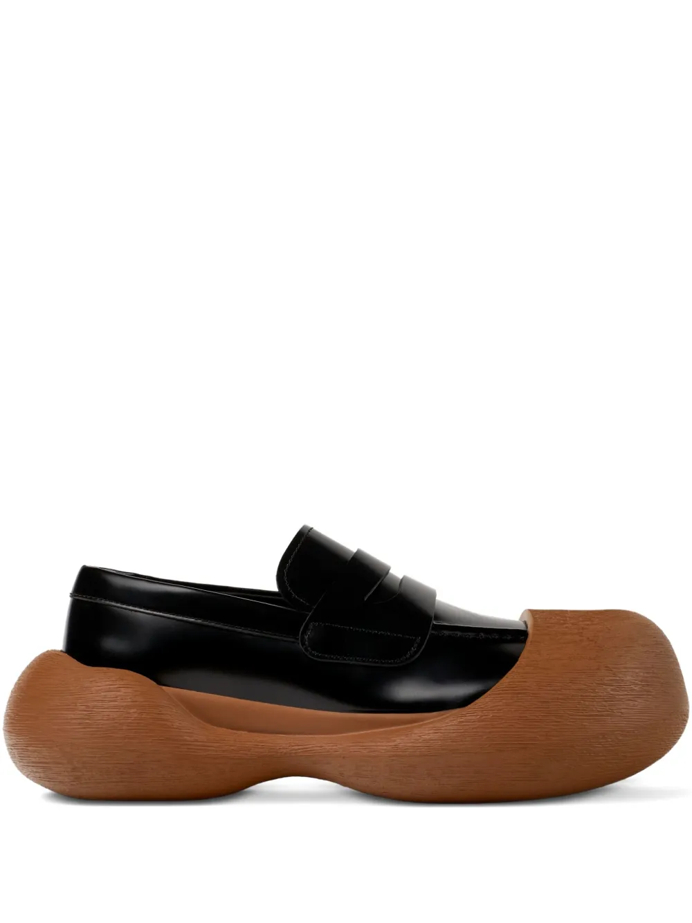 Caramba penny leather loafers