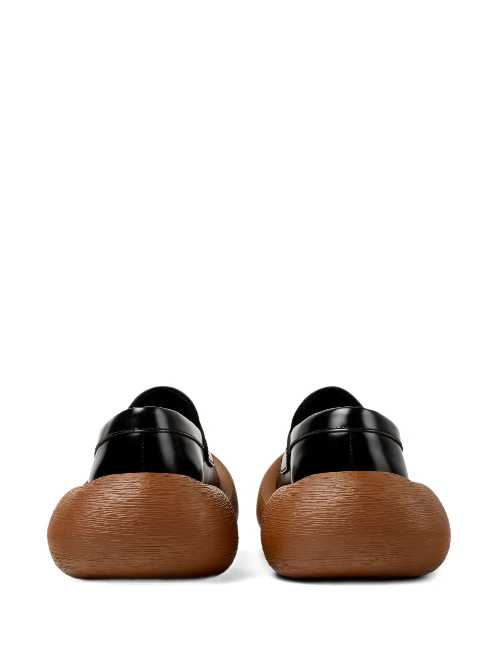 CamperLab Caramba penny leather loafers Black