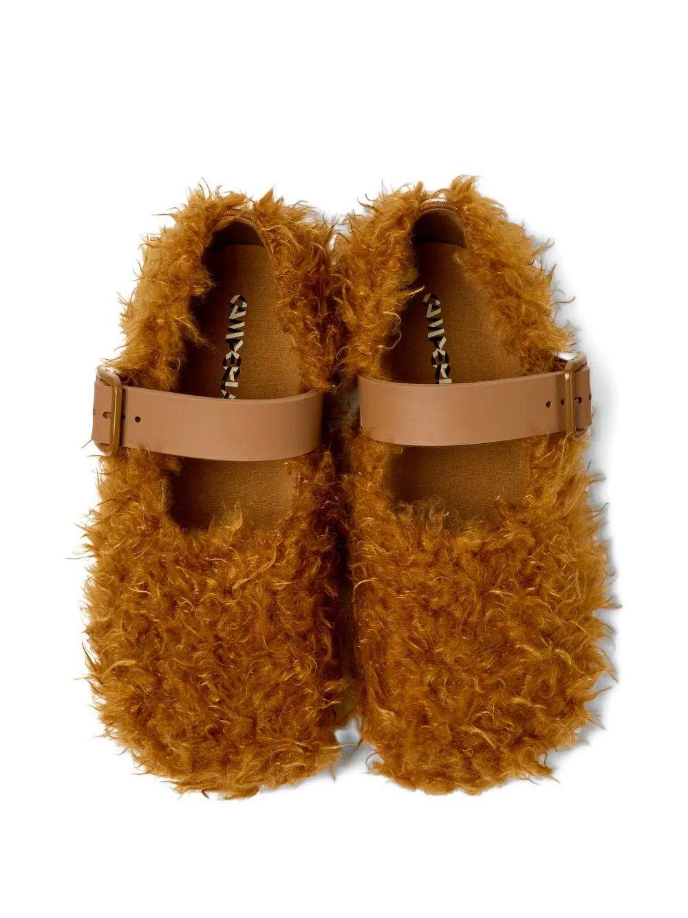 CamperLab Wabi slippers met gesp Bruin