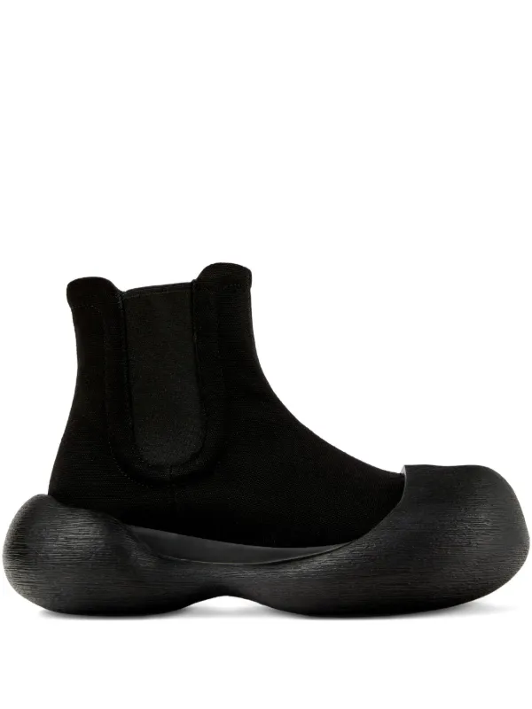 靴 CAMPERLAB CARAMBA 41 CamperLab Caramba レザーアンクルブーツ | ブラック | FARFETCH JP