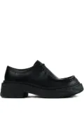 CamperLab Vamonos leather lace-up platform shoes - Black