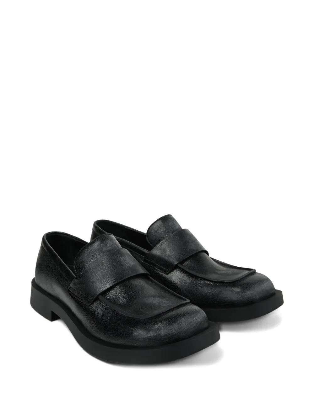 CamperLab 1978 penny-strap leather loafers Black