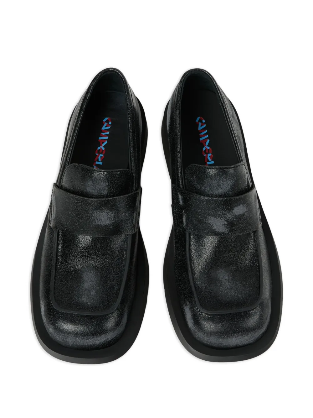 CamperLab 1978 penny-strap leather loafers Black