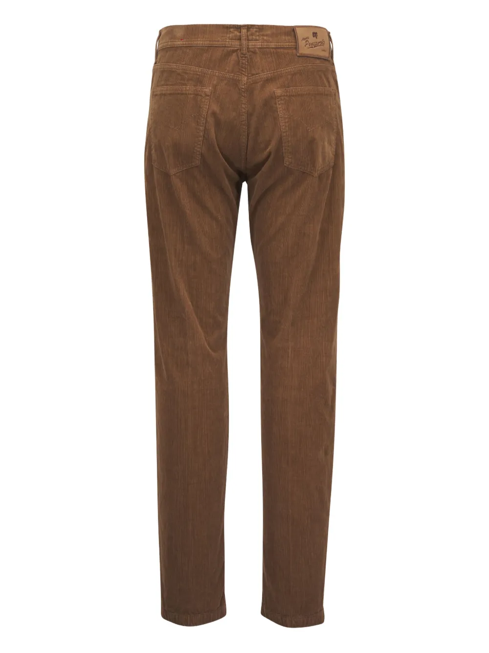 Marco Pescarolo Broek met logopatch en kralendetail - Bruin