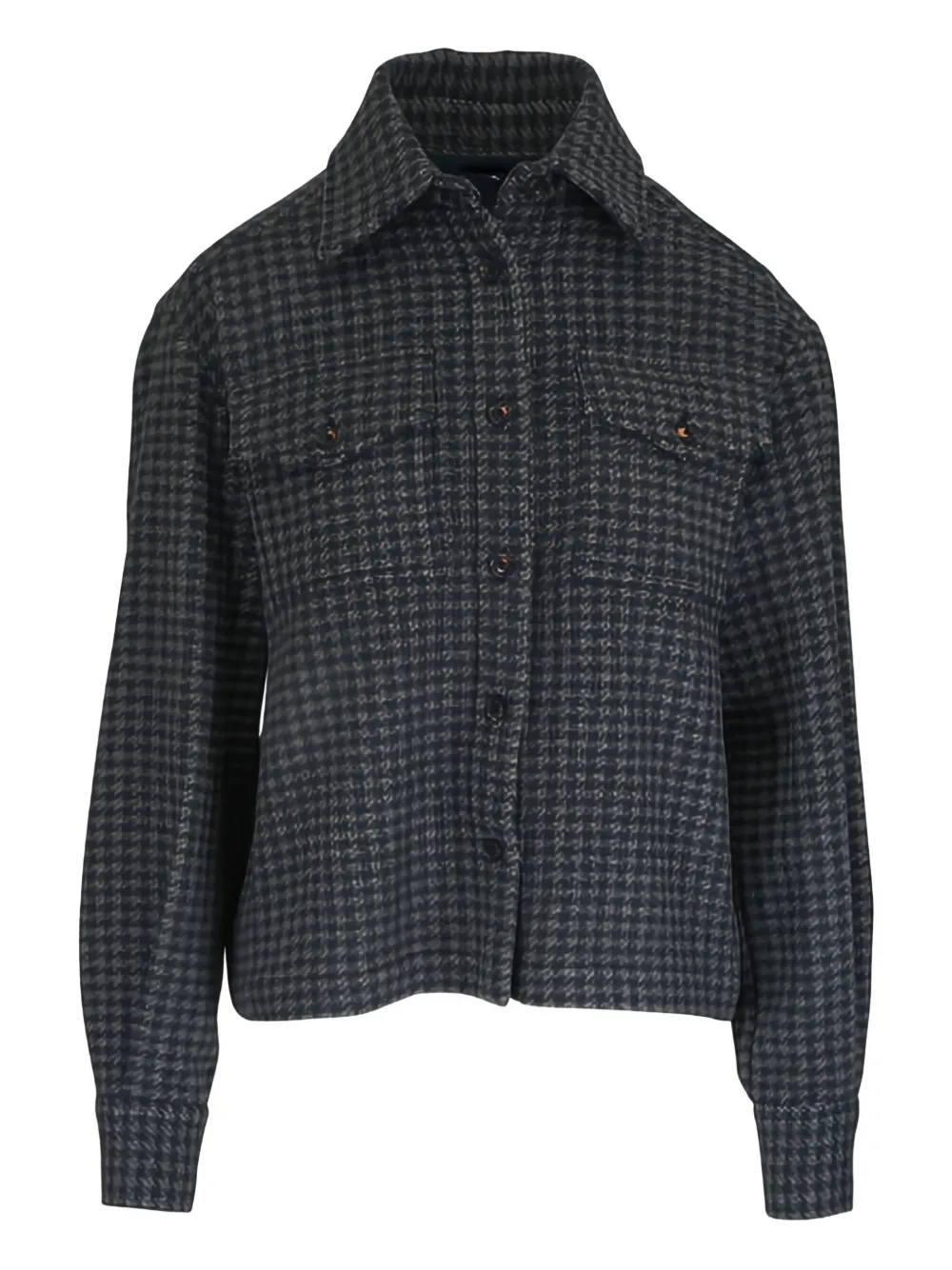 Kiton houndstooth pocket jacket - Grigio