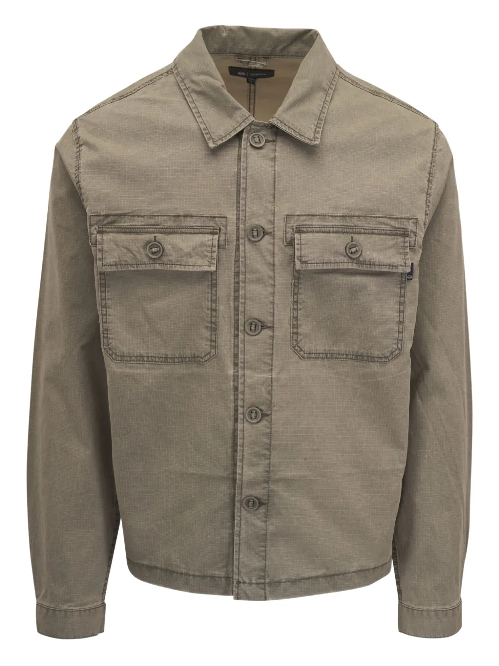 AG Jeans Philip button-down shirt jacket | Green | Image 1