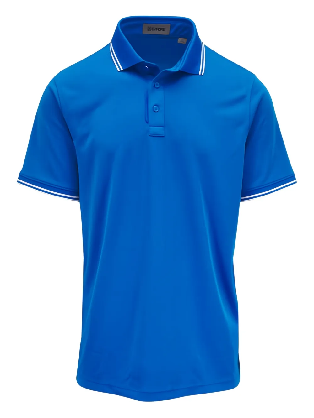 G/FORE Polo con righe a contrasto - Blu