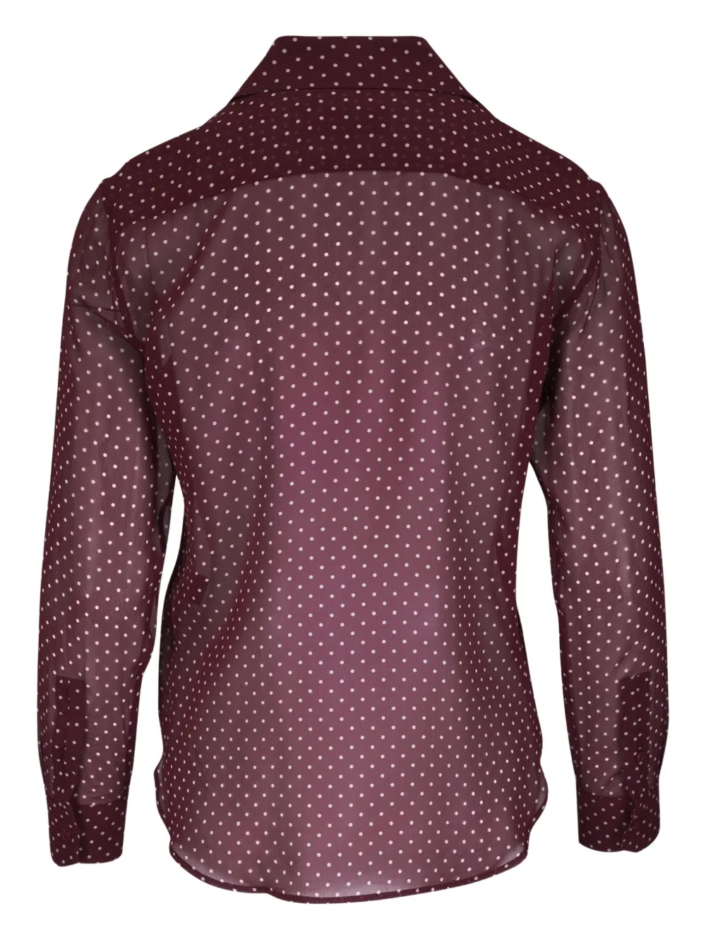 Nili Lotan Gaia polka-dot button-down shirt - Rood