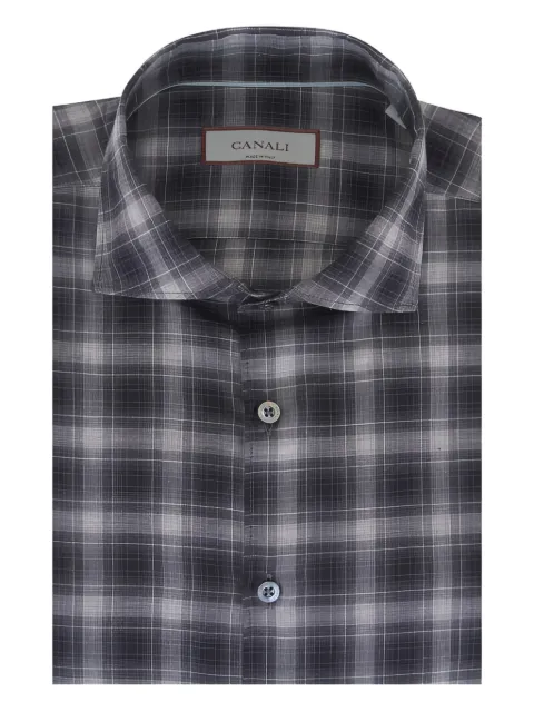 Canali plaid button shirt