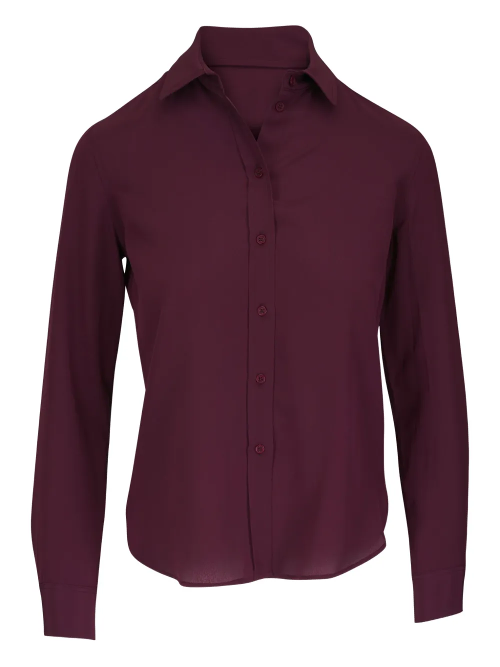 Nili Lotan Long-sleeve Button-down Shirt In Purple