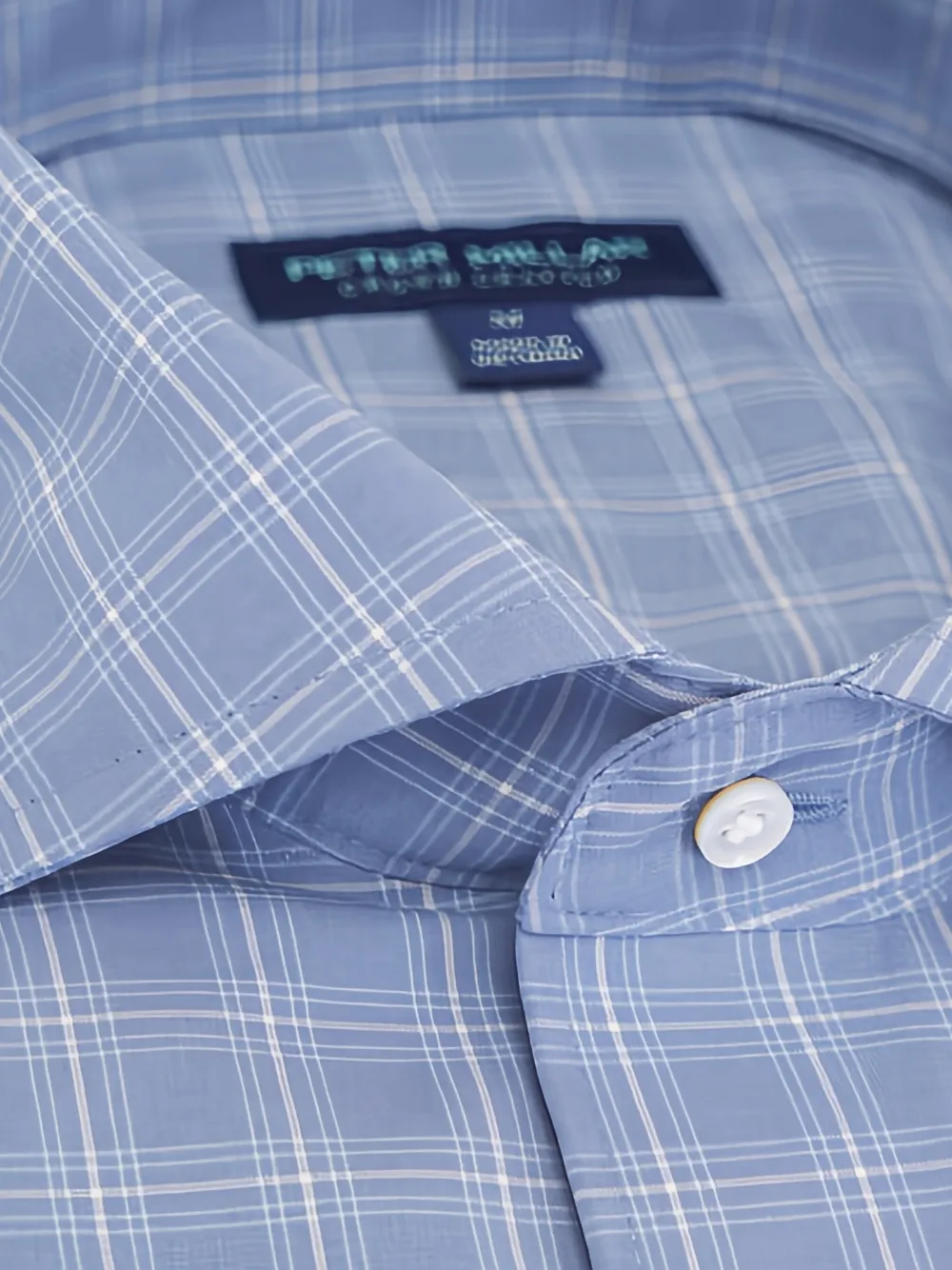 Peter Millar checked-pattern long-sleeve shirt | Image 2