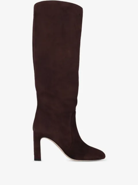 Stuart Weitzman bottines en daim à talon épais 85 mm