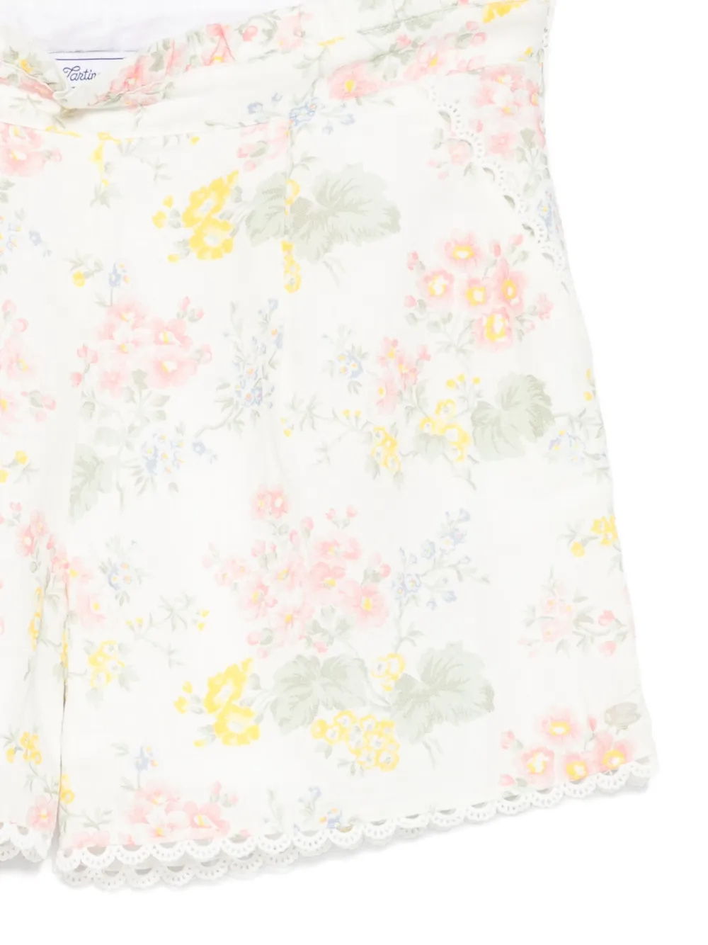 Tartine Et Chocolat Shorts met afwerking van kant Wit