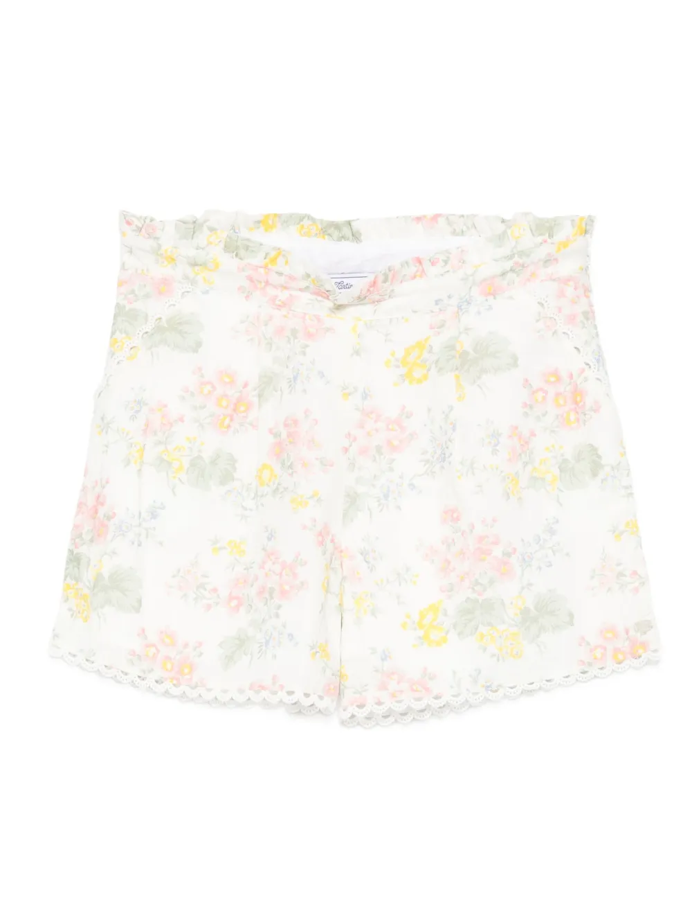 Tartine Et Chocolat Shorts met afwerking van kant Wit
