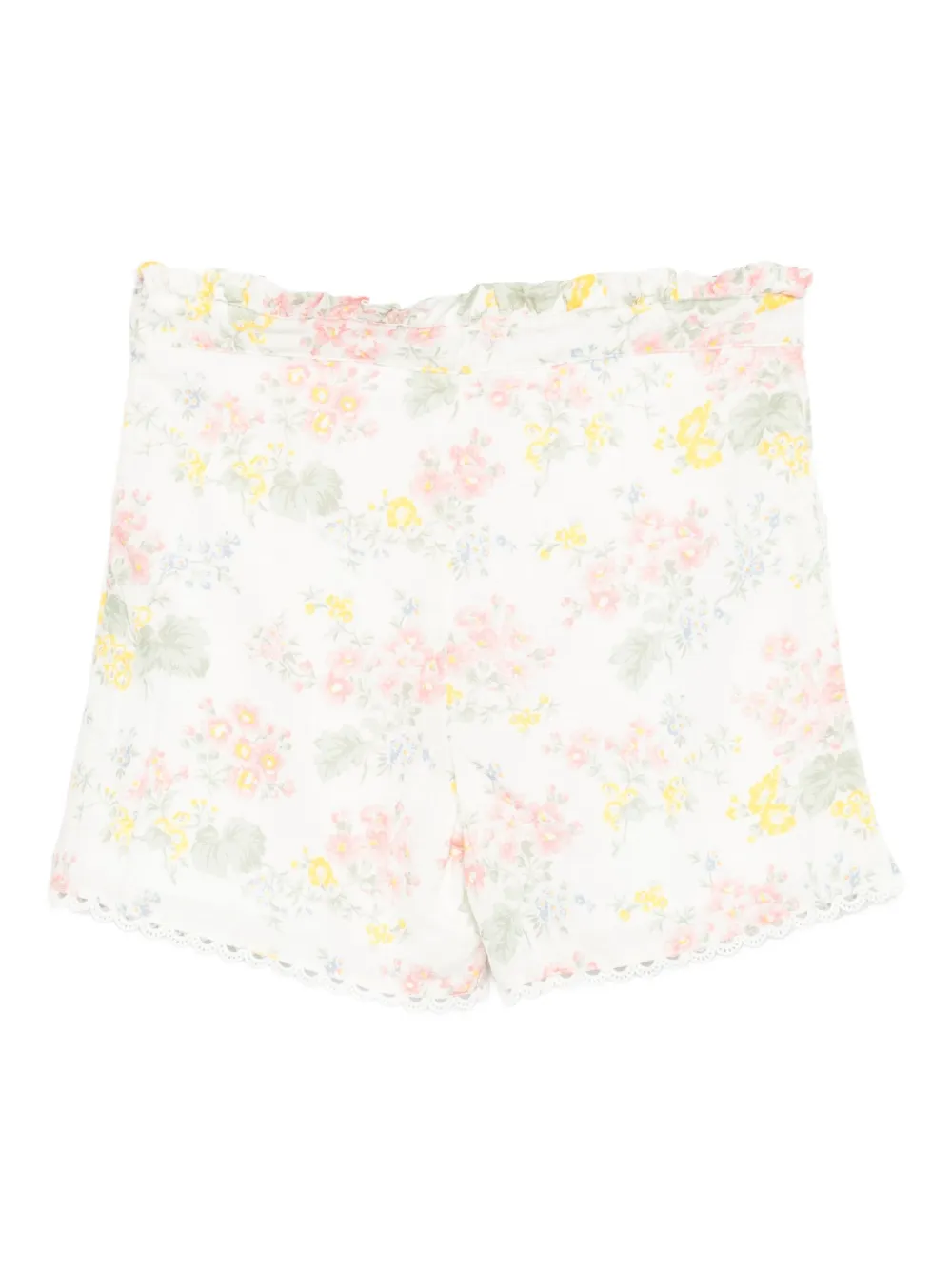 Tartine Et Chocolat Shorts met afwerking van kant Wit