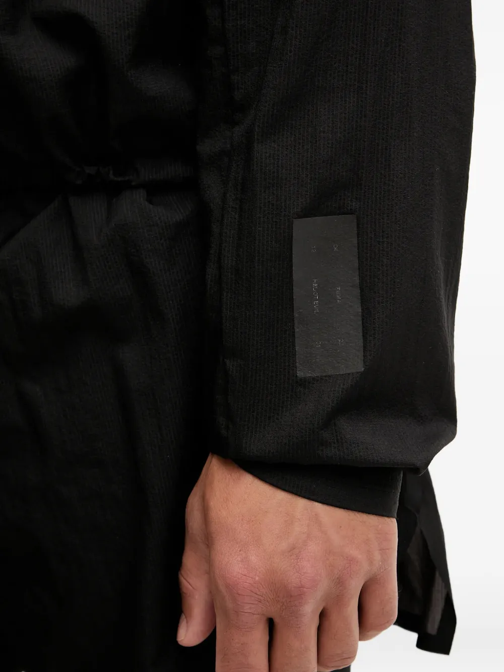 Puma X Heliot Emil Hooded Panelled Jacket In Black