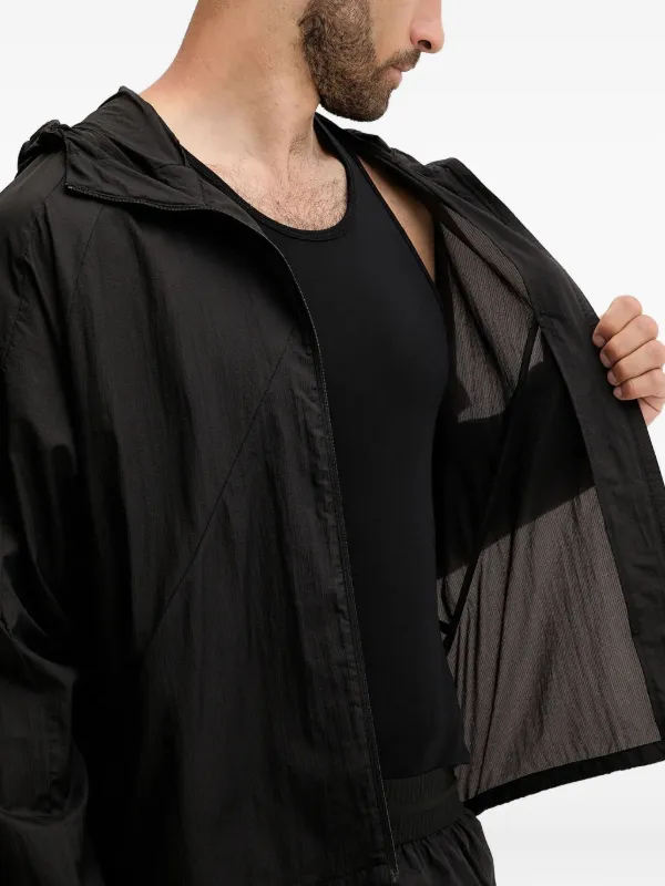 PUMA x Heliot Emil Hooded Panelled Jacket | Black | FARFETCH AO
