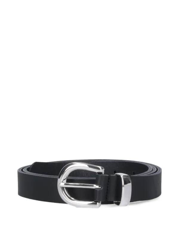 SUNFLOWER レザーベルト 85　サンフラワー　2.5cm幅　新品 Sunflower レザーベルト | ブラック | FARFETCH JP