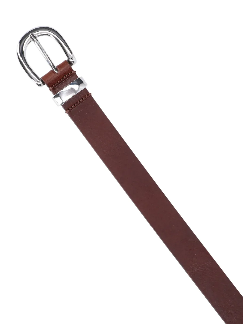 Sunflower five-hole leather belt - Bruin
