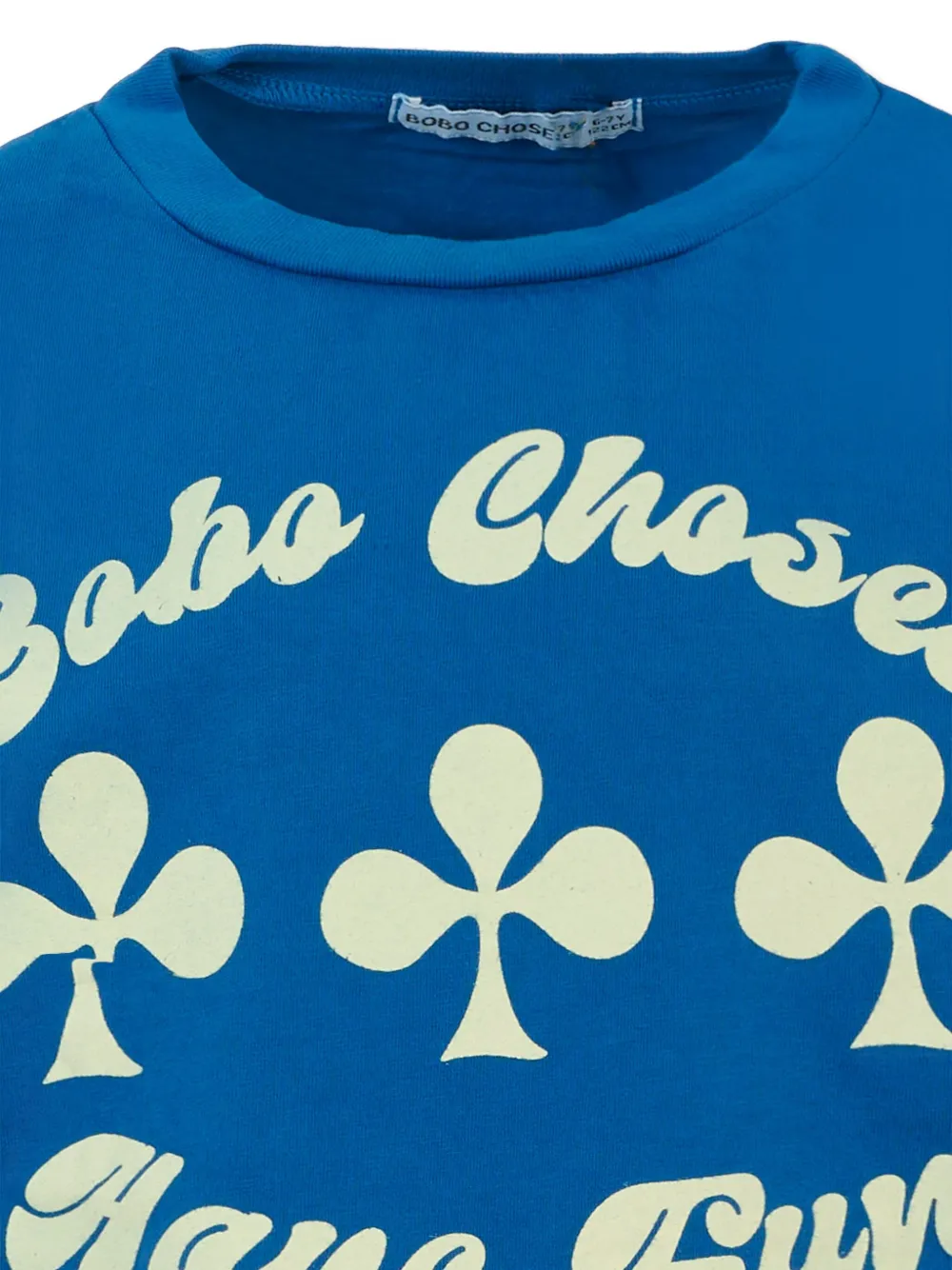 Bobo Choses T-shirt met logoprint Blauw