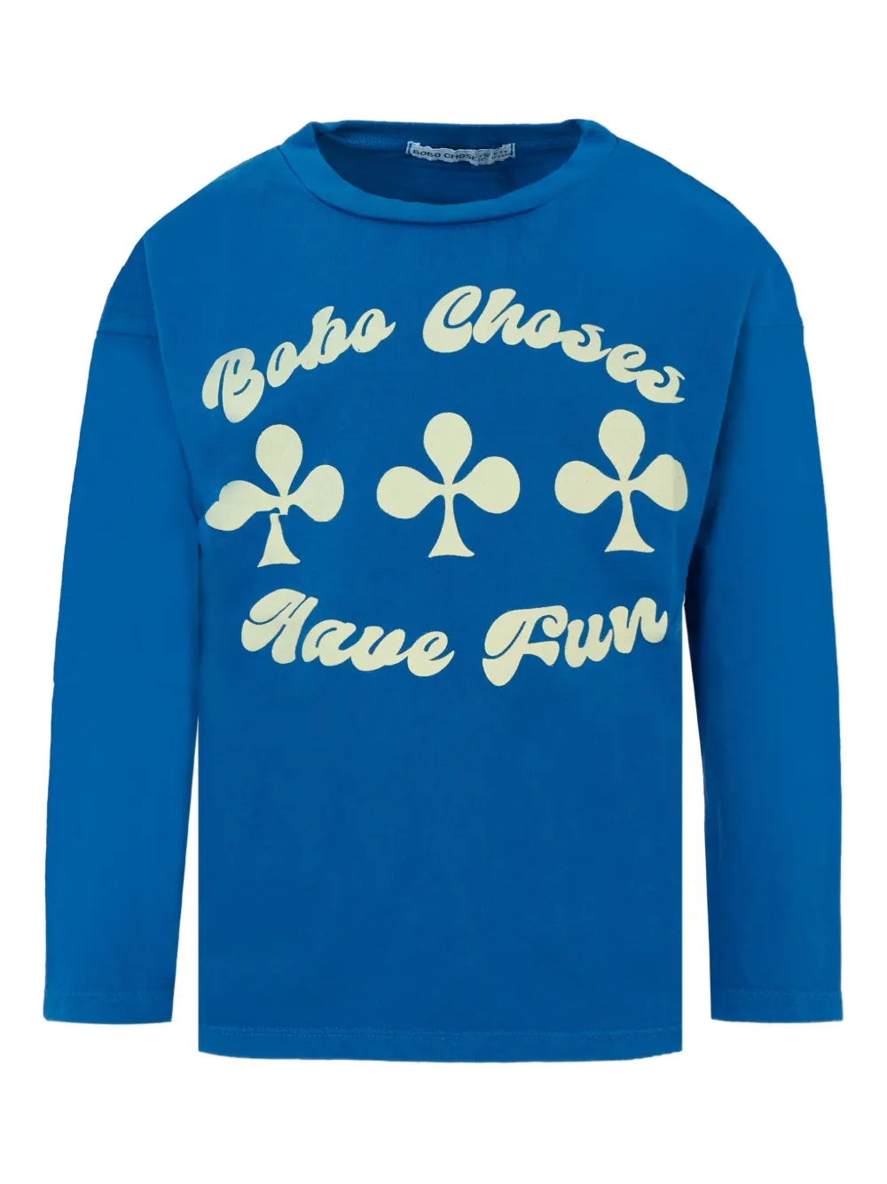 Bobo Choses T-shirt met logoprint Blauw