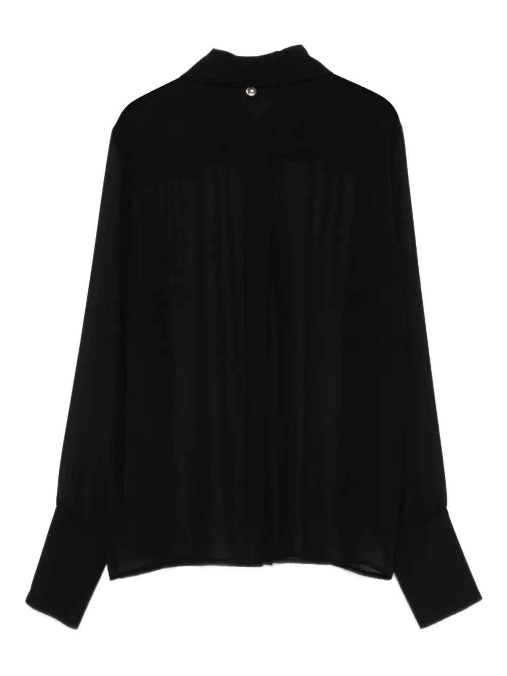 LIU JO Shirt met knoopdetail - Zwart