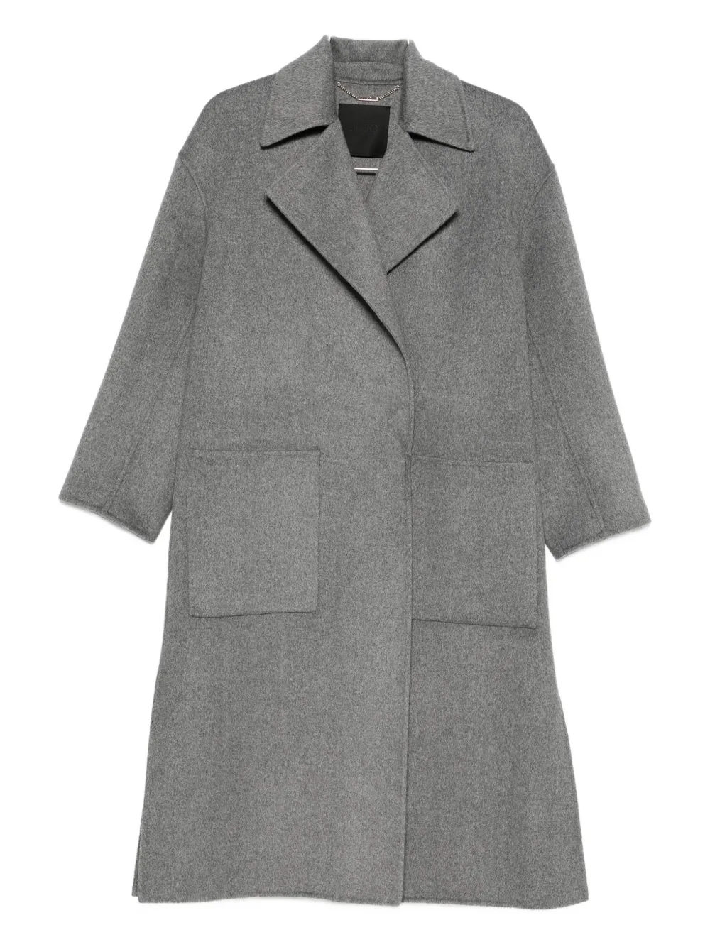 Liu •jo Liu Jo Classic Mid-length Liu Jo Coat In Gray