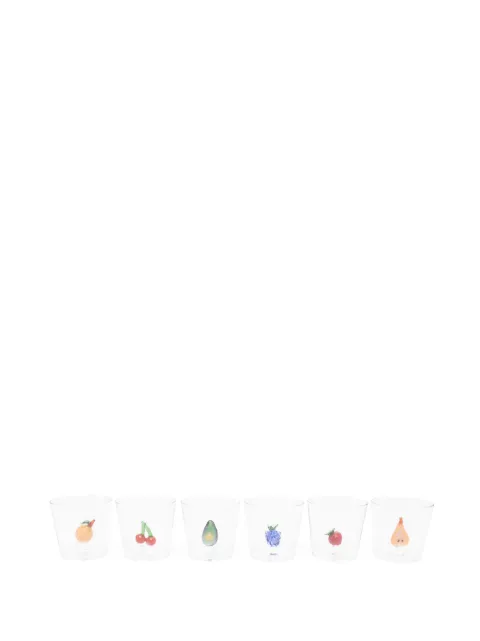 Ichendorf Milano fruit-embellished glass (set of six)