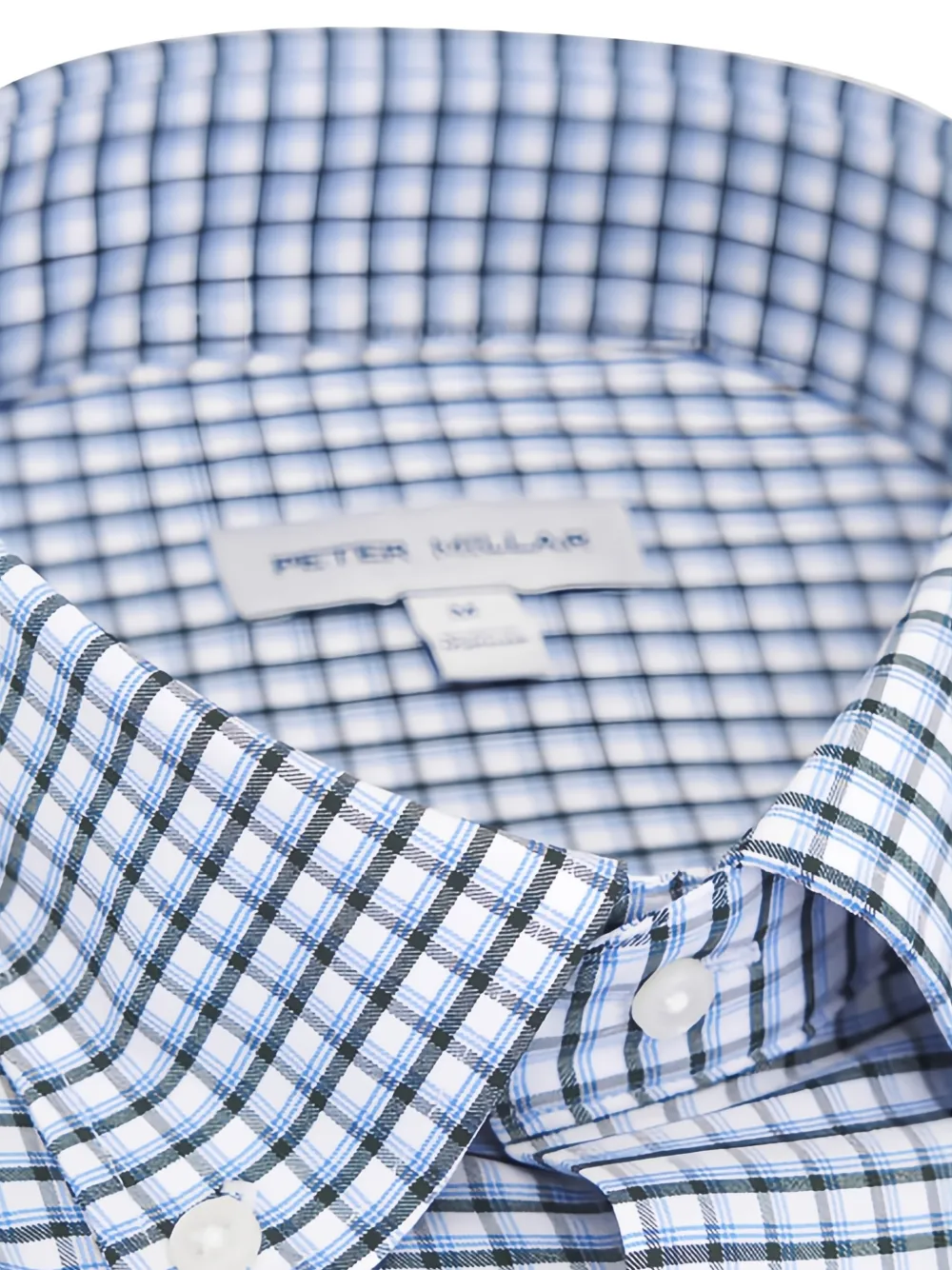 Peter Millar checked shirt - Wit