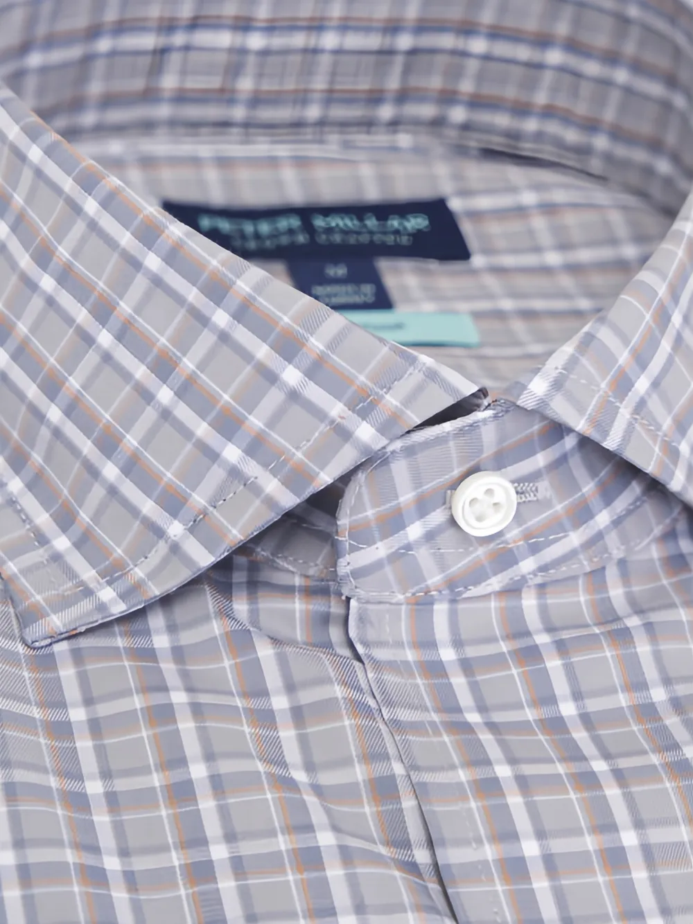 Peter Millar button-up checked shirt | Image 2