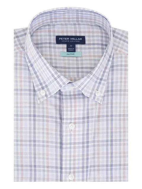 Peter Millar button-up checked shirt