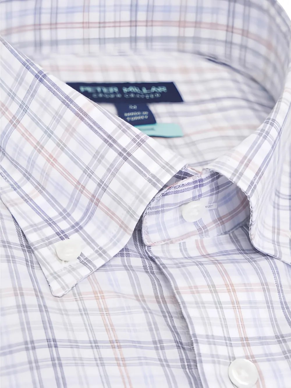 Peter Millar button-up checked shirt | Image 2