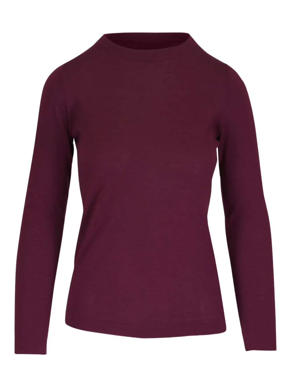Brunello Cucinelli Crew-neck Sweater In Burgundy