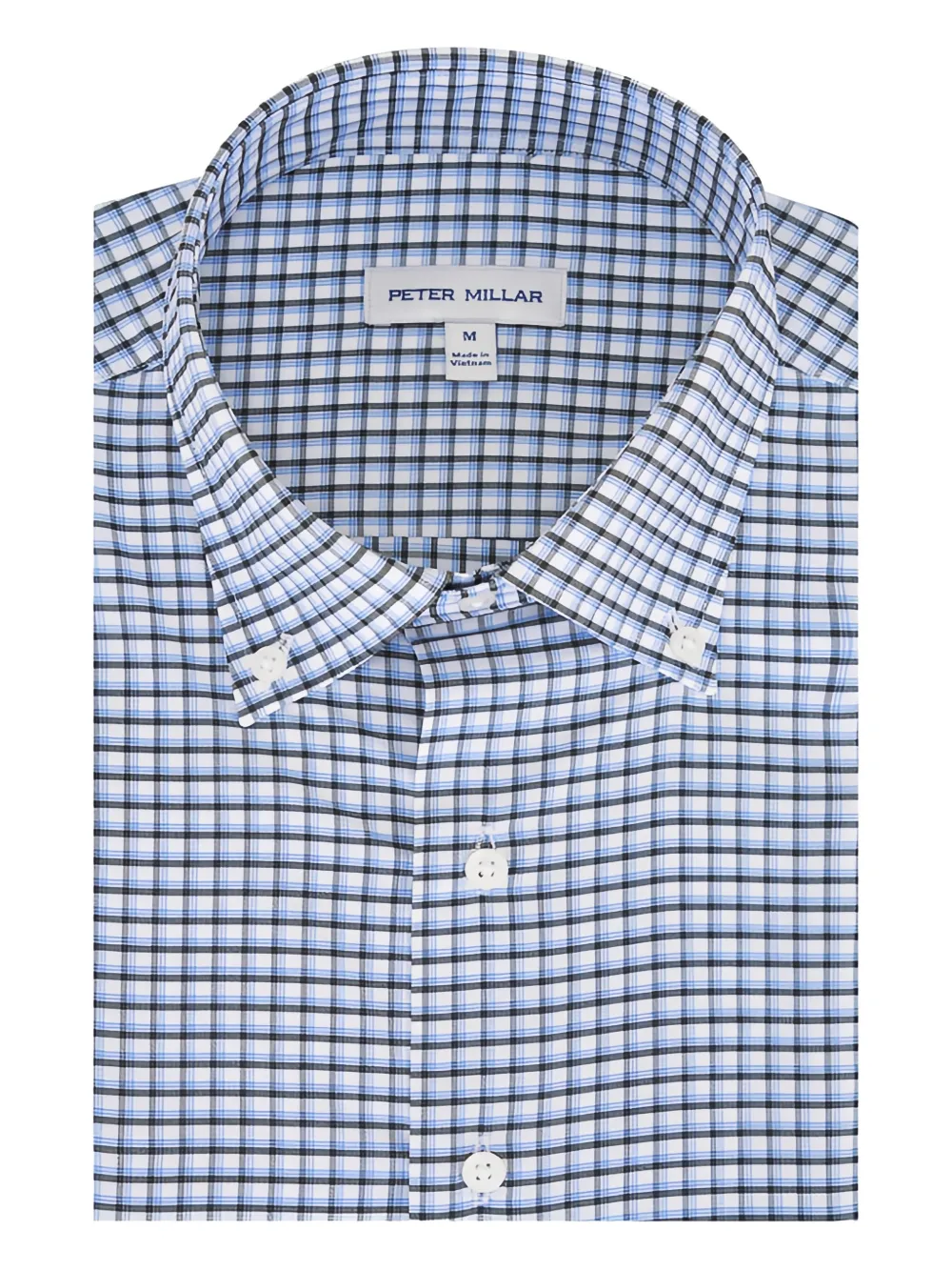Peter Millar checked button-down shirt | White | Image 1