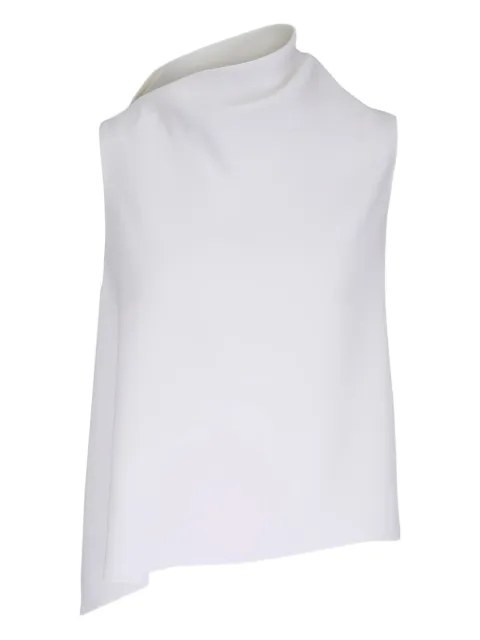 Vince asymmetric-neckline sleeveless top